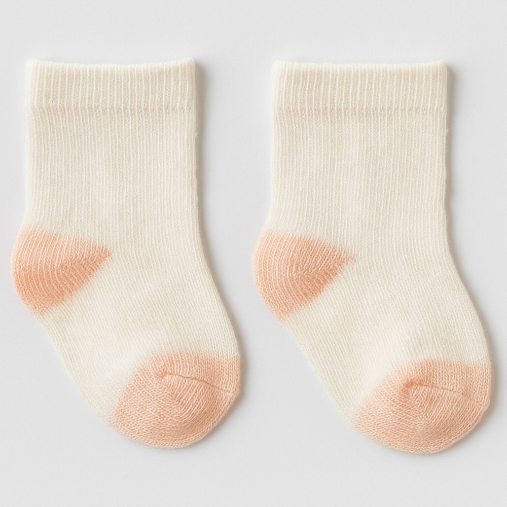 White and Pink Ankle Socks - Picture 2 of 3